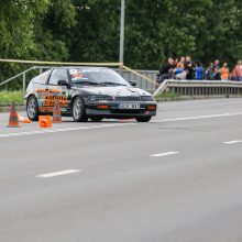 Klaipėdoje griaudėjo automobilių varikliai