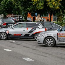 Klaipėdoje griaudėjo automobilių varikliai