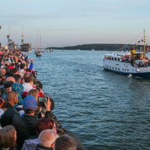 Laivų paradas vainikavo šventinių renginių kupiną Klaipėdos dieną