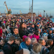 Laivų paradas vainikavo šventinių renginių kupiną Klaipėdos dieną