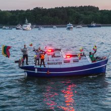 Laivų paradas vainikavo šventinių renginių kupiną Klaipėdos dieną