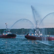 Laivų paradas vainikavo šventinių renginių kupiną Klaipėdos dieną