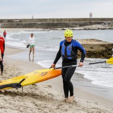 Prie šiaurinio molo – vandens sporto pamokos ir linksmybės