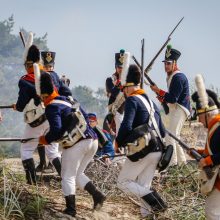 Pajūryje griaudėjo napoleonmečio ginklų šūviai