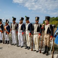 Pajūryje griaudėjo napoleonmečio ginklų šūviai