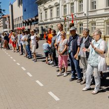 Prie „Žvejo“ paminklo sukosi šokėjai