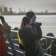 Ornitologai klaipėdiečiams padėjo suprasti paukščių migraciją