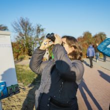 Ornitologai klaipėdiečiams padėjo suprasti paukščių migraciją