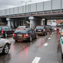 Jaunas vairuotojas bandė sprukti nuo policijos naktinės Klaipėdos gatvėmis