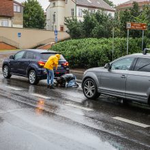 Uostamiestį skandino lietus: patvino gatvės, kiemai