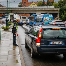 Uostamiestį skandino lietus: patvino gatvės, kiemai