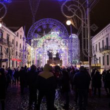 Klaipėdiečiams – įspūdingi Šviesų festivalio reginiai