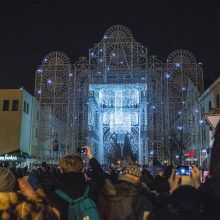 Užbūrė „Šimtmečių vartų“ šviesų ir muzikos magija