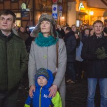 Užbūrė „Šimtmečių vartų“ šviesų ir muzikos magija