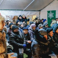 „Šventinis linkėjimas“ iš dingusios bažnyčios šventoriaus