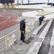 Stadione nebeliko VIP tribūnos