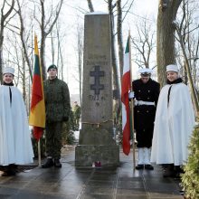 Iškilmingoje ceremonijoje pagerbti žuvusieji už Klaipėdos kraštą