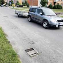 Atviri kanalizacijos šuliniai kelia pavojų klaipėdiečiams