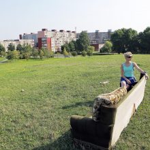 Ant  I. Simonaitytės kalno – „apžvalginė sofa“