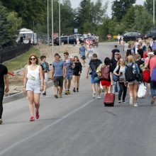 Karklėje – festivalininkų apgultis