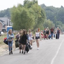 Karklėje – festivalininkų apgultis