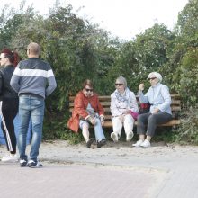 Rudeniški orai neatgrasė – klaipėdiečiai traukia prie jūros