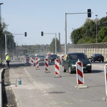 Vairuotojai keiksnoja remonto darbus: Liepų gatvėje – nesibaigiančios spūstys