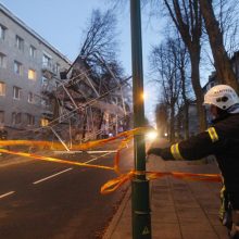 Ant klaipėdiečių galvų – pastolių kruša