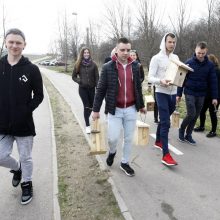 Klaipėdiečiai grąžina skolą gamtai