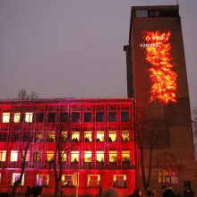 Klaipėdos šviesų festivalio finišas: eilės Lietuvai ir lazerių šou