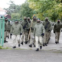 Klaipėdoje privalomosios pradinės karo tarnybos kariai prisiekė negailėti gyvybės