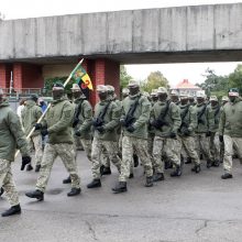 Klaipėdoje privalomosios pradinės karo tarnybos kariai prisiekė negailėti gyvybės