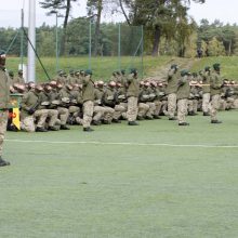 Klaipėdoje privalomosios pradinės karo tarnybos kariai prisiekė negailėti gyvybės