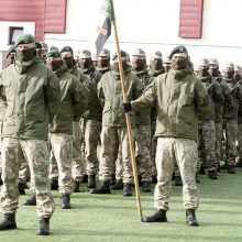 Klaipėdoje privalomosios pradinės karo tarnybos kariai prisiekė negailėti gyvybės