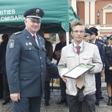 Uostamiestyje policininkai pakvietė švęsti kartu