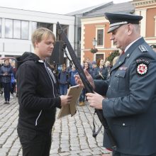 Uostamiestyje policininkai pakvietė švęsti kartu