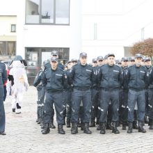 Uostamiestyje policininkai pakvietė švęsti kartu