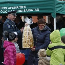 Uostamiestyje policininkai pakvietė švęsti kartu