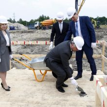 Mokslinių laboratorijų pastato statybų pradžios ceremonija