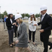 Mokslinių laboratorijų pastato statybų pradžios ceremonija