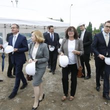 Mokslinių laboratorijų pastato statybų pradžios ceremonija