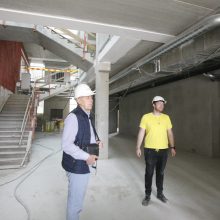 Rekonstrukcija Klaipėdos Futbolo mokykloje užsitęs: miestui reikės papildomų pinigų