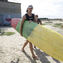 Susirungė Lietuvos ir užsienio banglentininkai