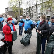 Klaipėdos talkininkų pavasario lietus neišgąsdino