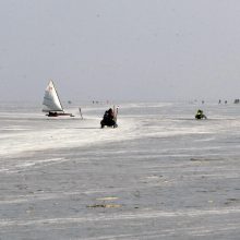 Žūklės malonumai – ant Kuršių marių ledo