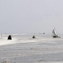 Žūklės malonumai – ant Kuršių marių ledo