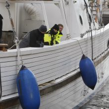 „Meridianas“ grįžo į savo namus: klaipėdiečiai pasitiko plojimais