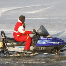 Žūklės malonumai – ant Kuršių marių ledo