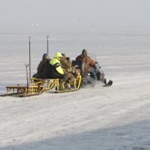 Žūklės malonumai – ant Kuršių marių ledo