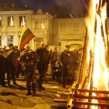 Užsiliepsnojo atminimo laužai – Klaipėda nepamiršo Laisvės gynėjų